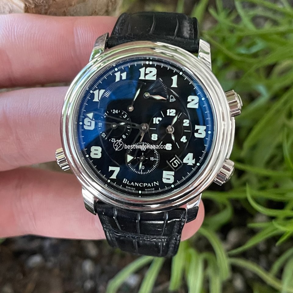 Blancpain Leman Reveil GMT Mens watch Unisex Automatic Steel 2041-1130M-53B - gallery