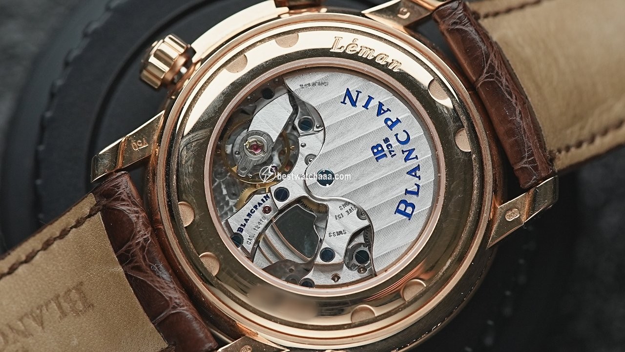 Blancpain Leman Reveil GMT Mens watch Unisex Automatic Rose gold 2041-3642M-53B - gallery