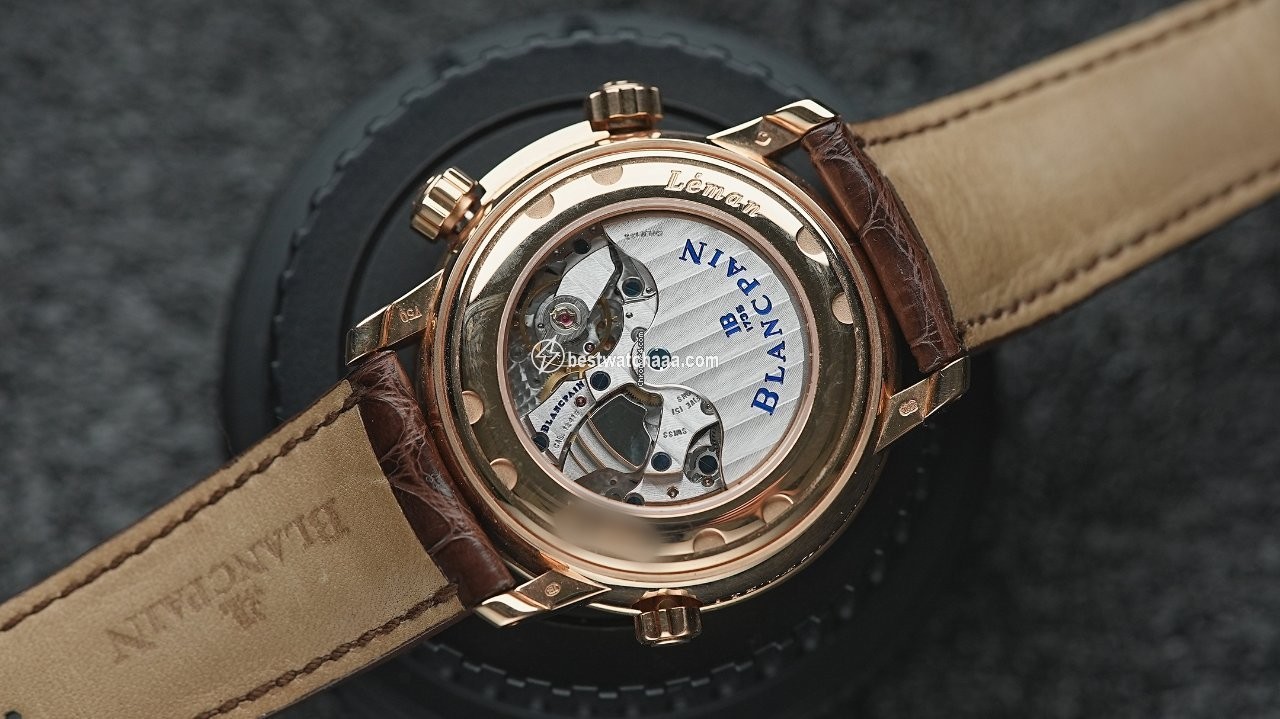 Blancpain Leman Reveil GMT Mens watch Unisex Automatic Rose gold 2041-3642M-53B - gallery