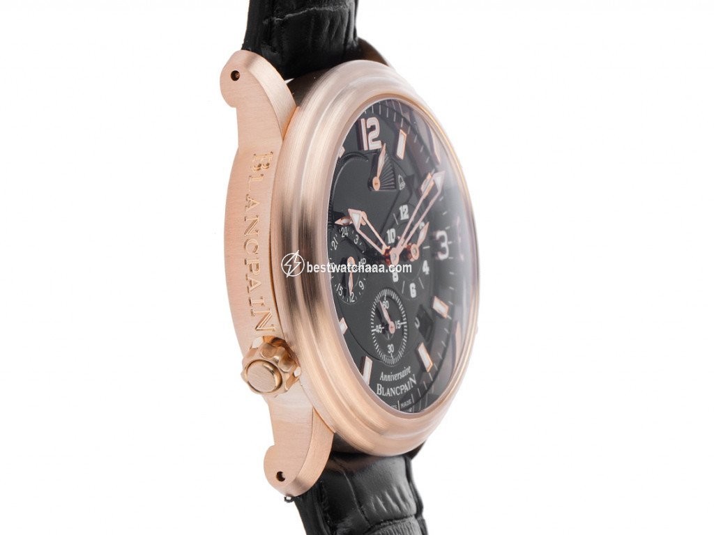 Blancpain Leman Reveil GMT Mens watch Unisex Automatic Rose gold 2041B-3630N - gallery