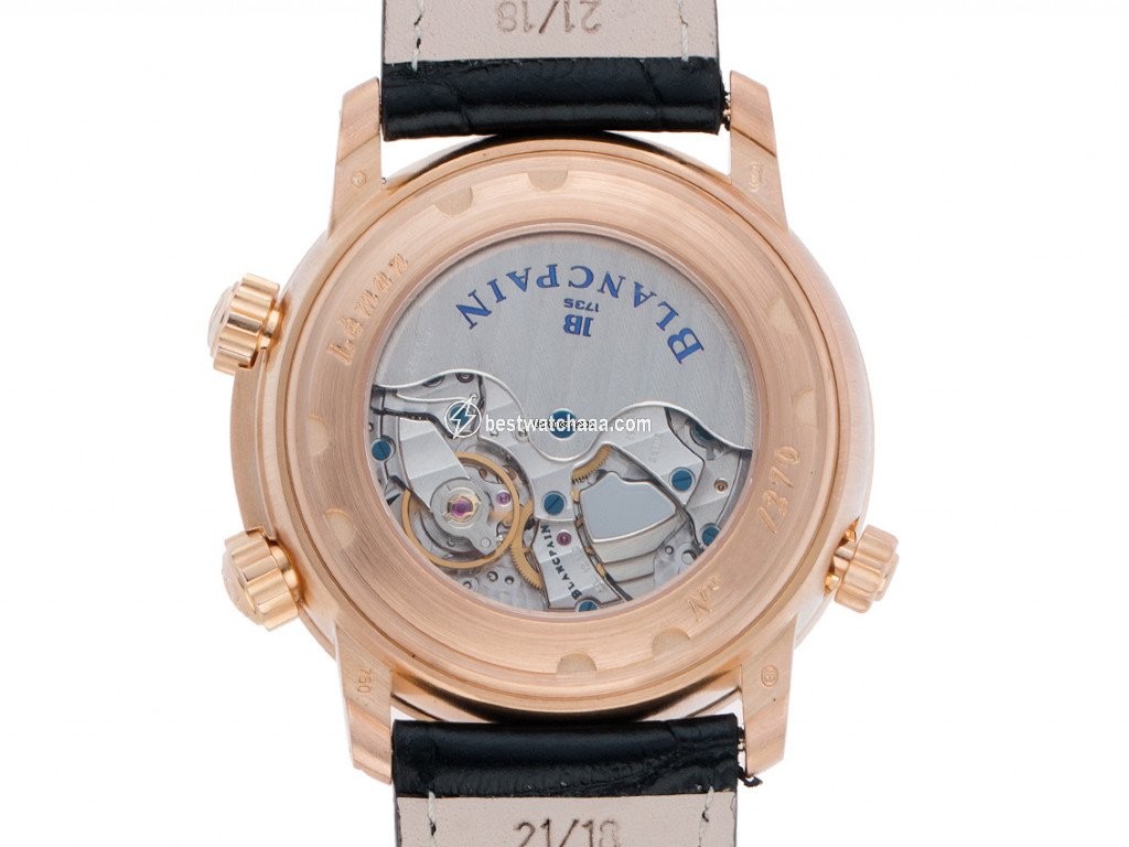 Blancpain Leman Reveil GMT Mens watch Unisex Automatic Rose gold 2041B-3630N - gallery