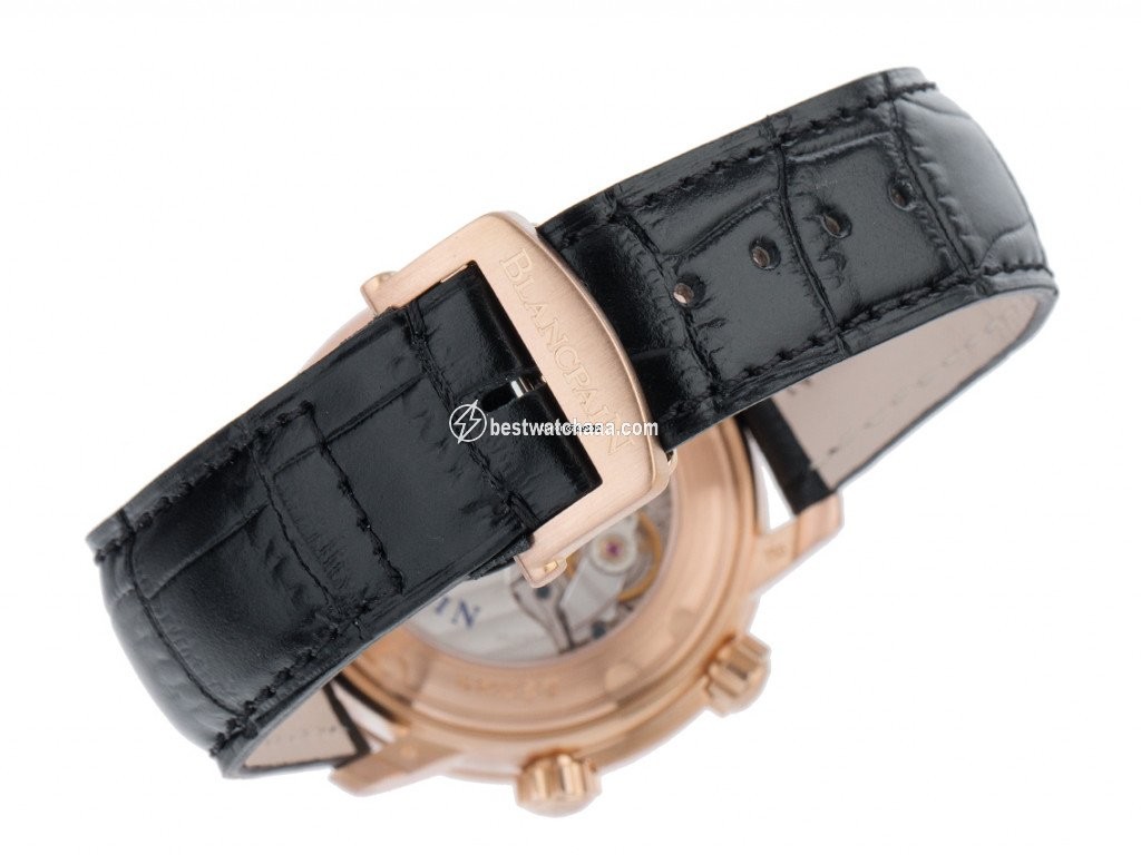 Blancpain Leman Reveil GMT Mens watch Unisex Automatic Rose gold 2041B-3630N - gallery