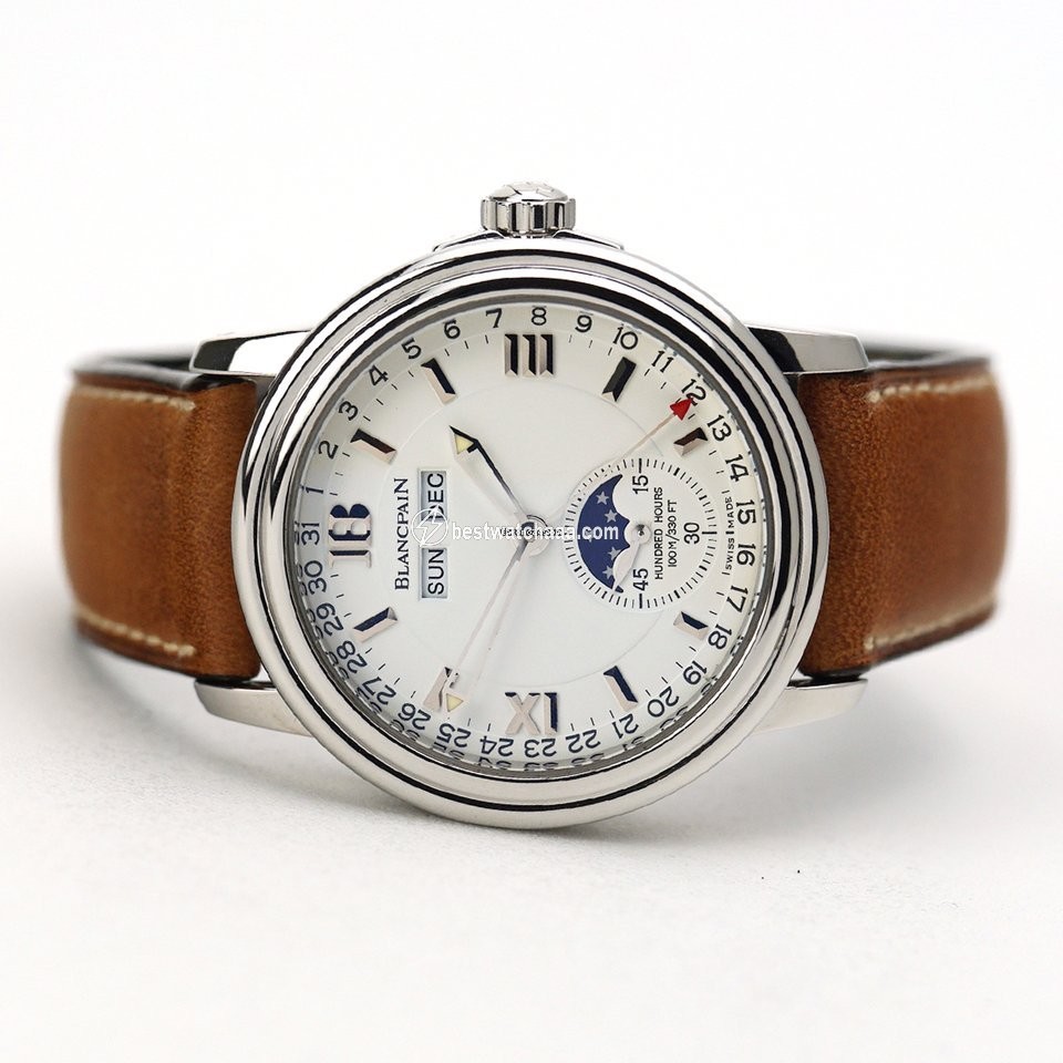 Blancpain Leman Moonphase Steel 2763-1127a-53b