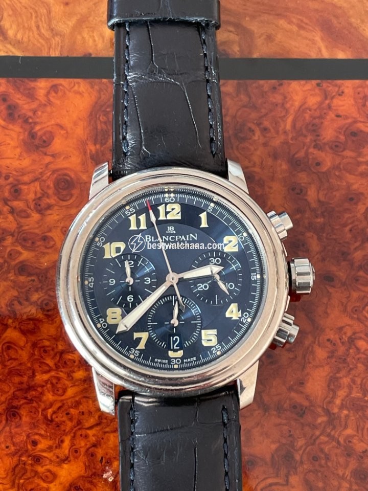 Blancpain Leman Fly-Back Mens watch Unisex Automatic White gold 2185
