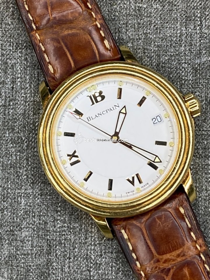 Blancpain Leman Ultra Slim Mens watch Unisex Automatic Yellow gold 2100-1418-53