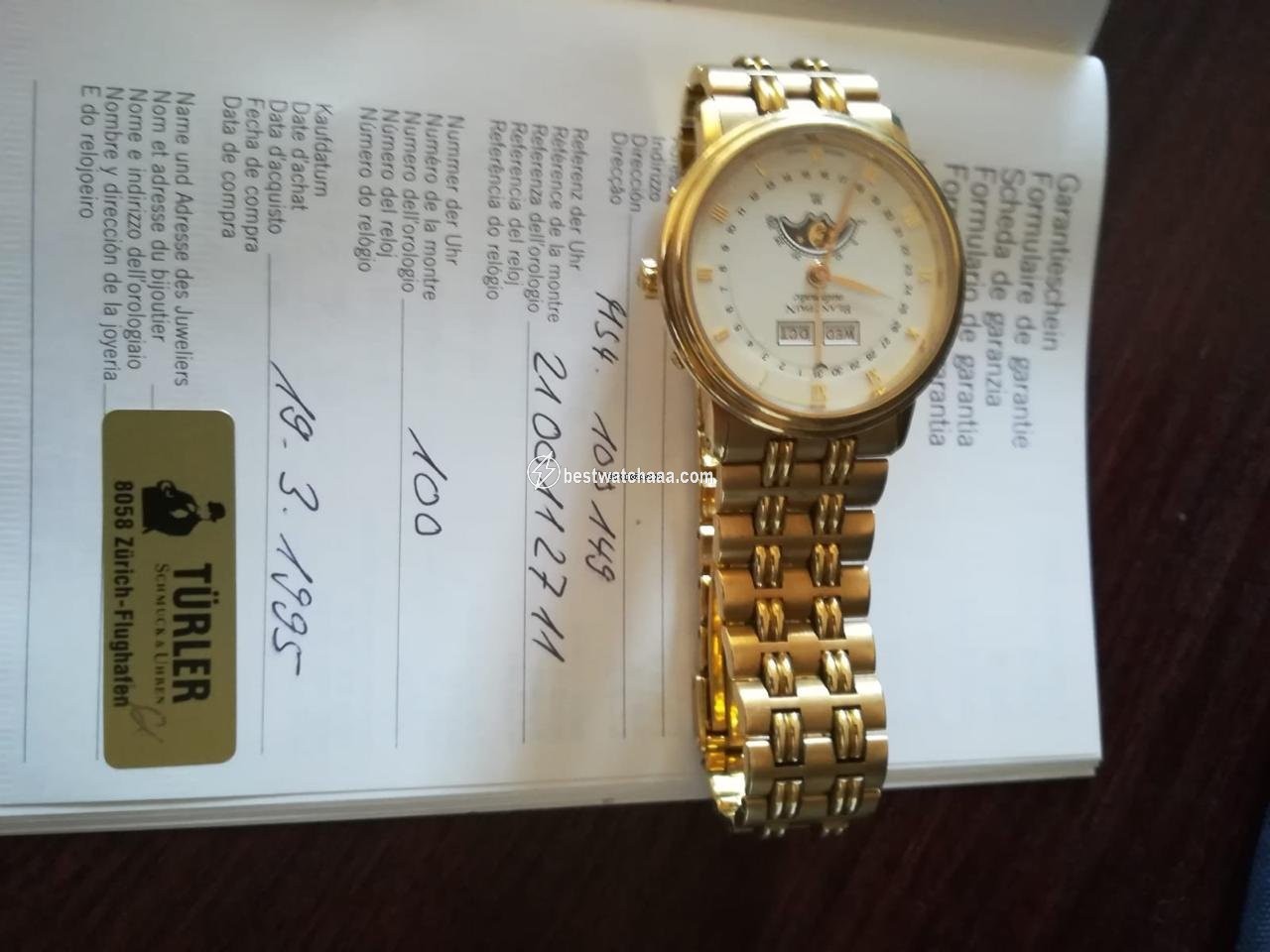 Blancpain Leman Ultra Slim Mens watch Unisex Automatic Yellow gold 2100112711 - gallery