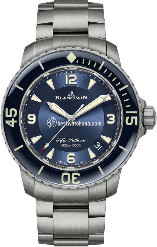Blancpain Fifty Fathoms Mens watch Unisex Automatic Titanium 5015-12b40-98