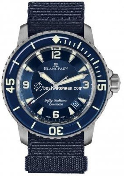 Blancpain Fifty Fathoms Mens watch Unisex Automatic Titanium 5015-12B40-NAOA