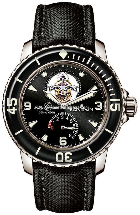Blancpain Fifty Fathoms Mens watch Unisex Automatic White gold 5025-1530-52b