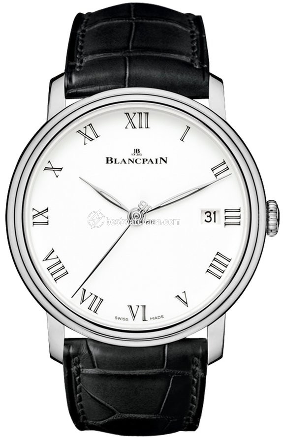 Blancpain Villeret Mens watch Unisex Automatic White gold 6630-1531-55B - gallery