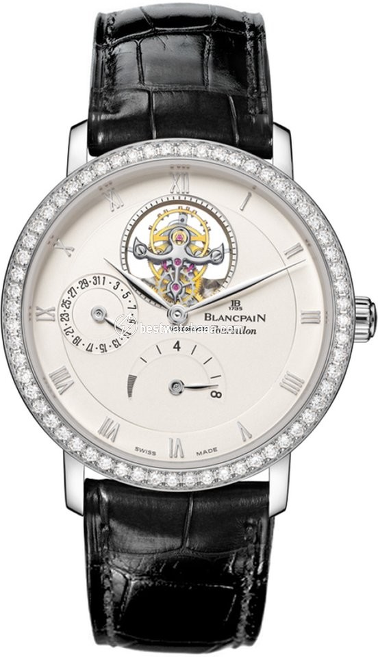 Blancpain Villeret Mens watch Unisex Automatic White gold 6025-1942-55b