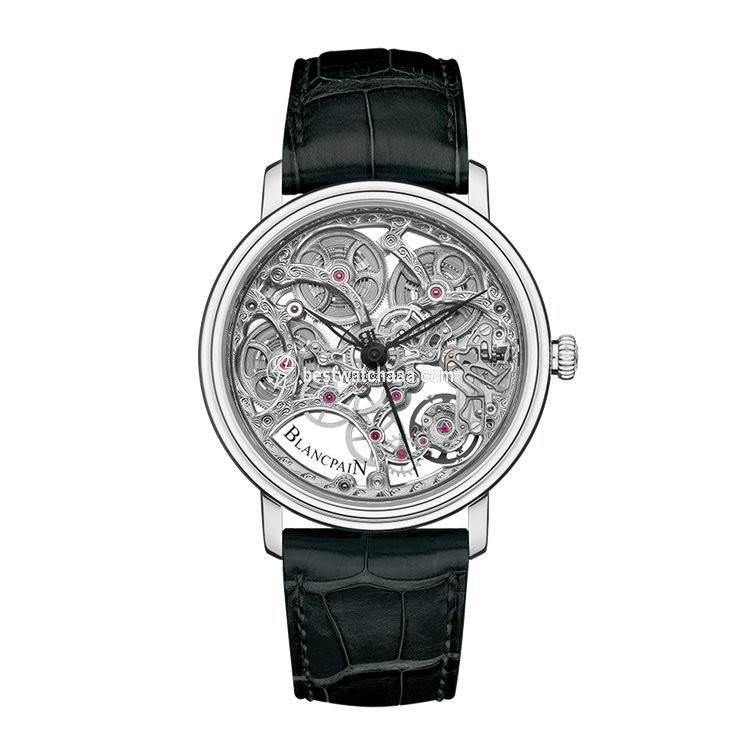 Blancpain Villeret Mens watch Unisex Manual winding White gold 6633 1500 55B