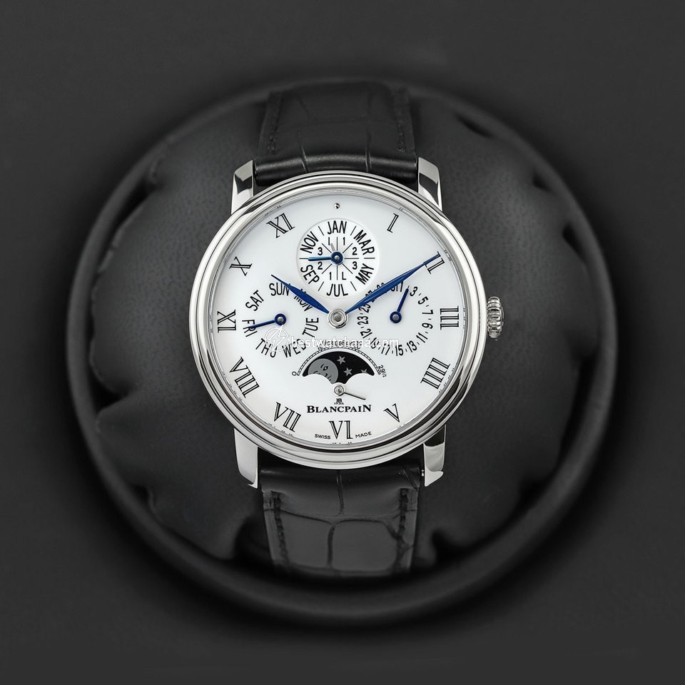Blancpain Villeret Mens watch Unisex Automatic Platinum 6659-3431-55b