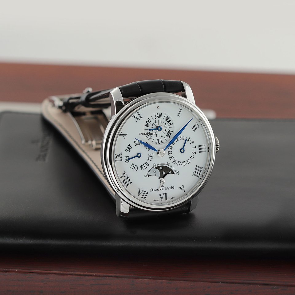 Blancpain Villeret Mens watch Unisex Automatic Platinum 6659-3431-55b - gallery
