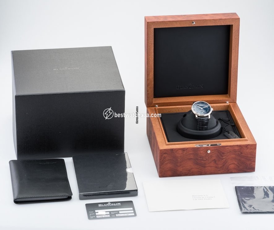 Blancpain Villeret Ultra-Slim Mens watch Unisex Automatic White gold 6653q-1529-55b - gallery