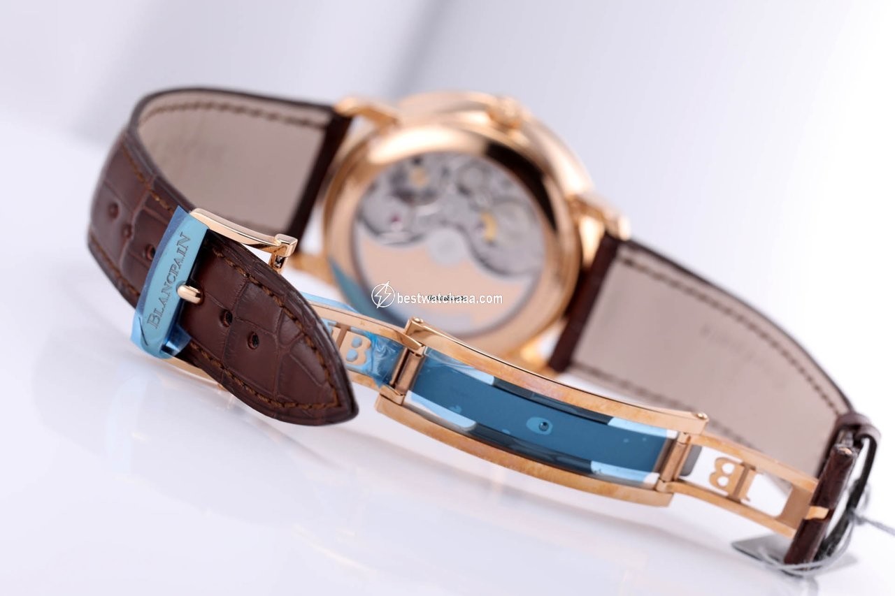 Blancpain Villeret Quantieme Complet Mens watch Unisex Automatic Rose gold 6639A-3631-55B - gallery