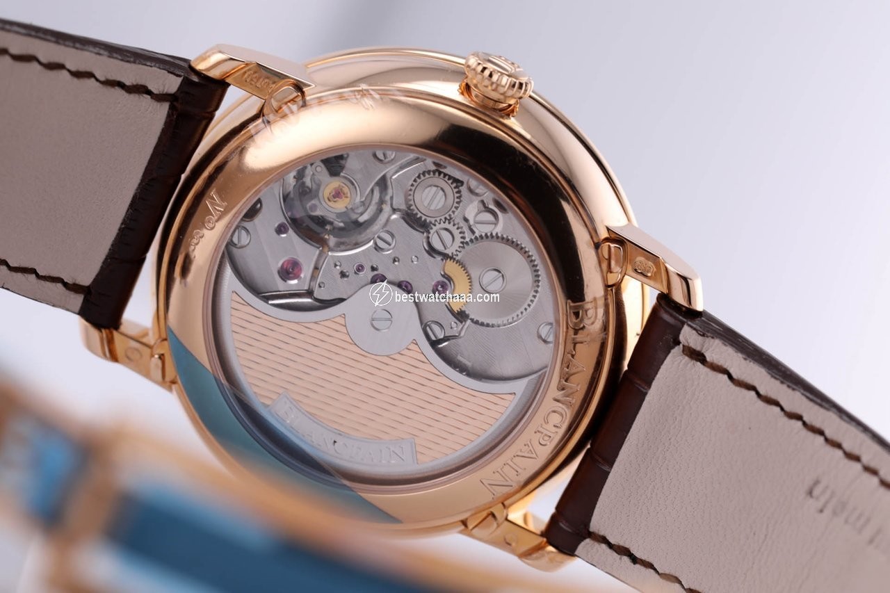 Blancpain Villeret Quantieme Complet Mens watch Unisex Automatic Rose gold 6639A-3631-55B - gallery
