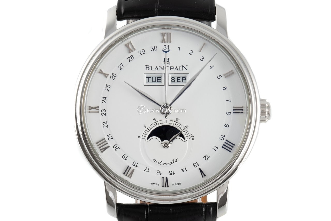 Blancpain Villeret Quantieme Complet Mens watch Unisex Automatic Steel 6263