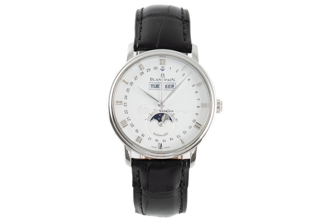 Blancpain Villeret Quantieme Complet Mens watch Unisex Automatic Steel 6263 - gallery
