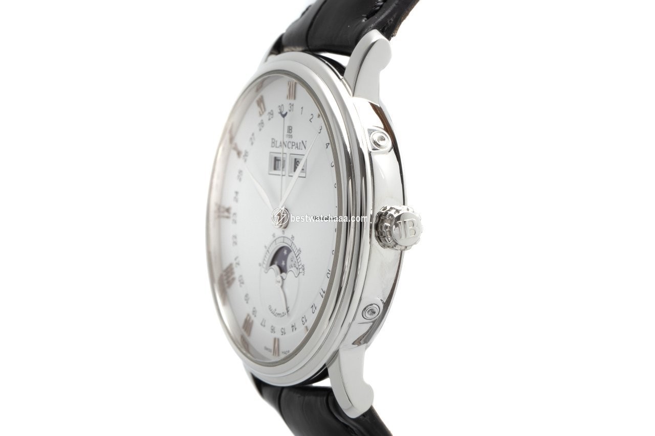 Blancpain Villeret Quantieme Complet Mens watch Unisex Automatic Steel 6263 - gallery