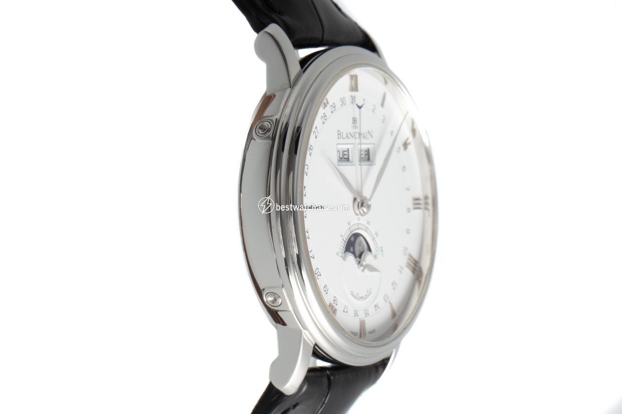 Blancpain Villeret Quantieme Complet Mens watch Unisex Automatic Steel 6263 - gallery
