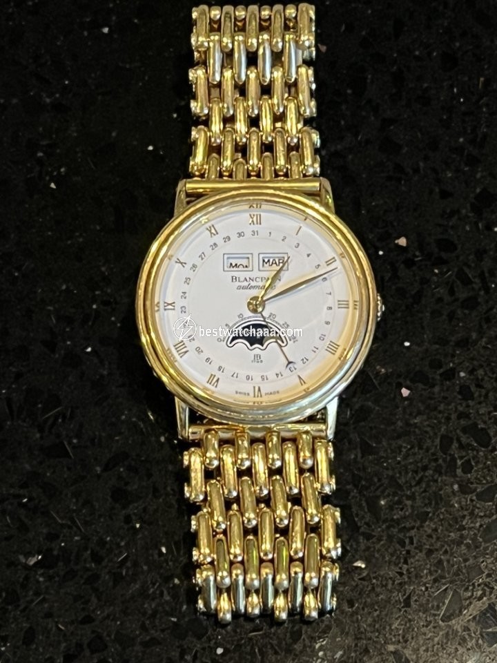 Blancpain Villeret Quantieme Complet Mens watch Unisex Automatic Yellow gold 6264-3642-55B - gallery