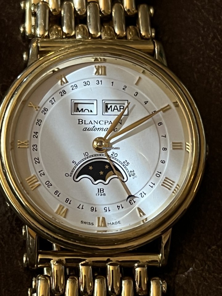 Blancpain Villeret Quantieme Complet Mens watch Unisex Automatic Yellow gold 6264-3642-55B - gallery