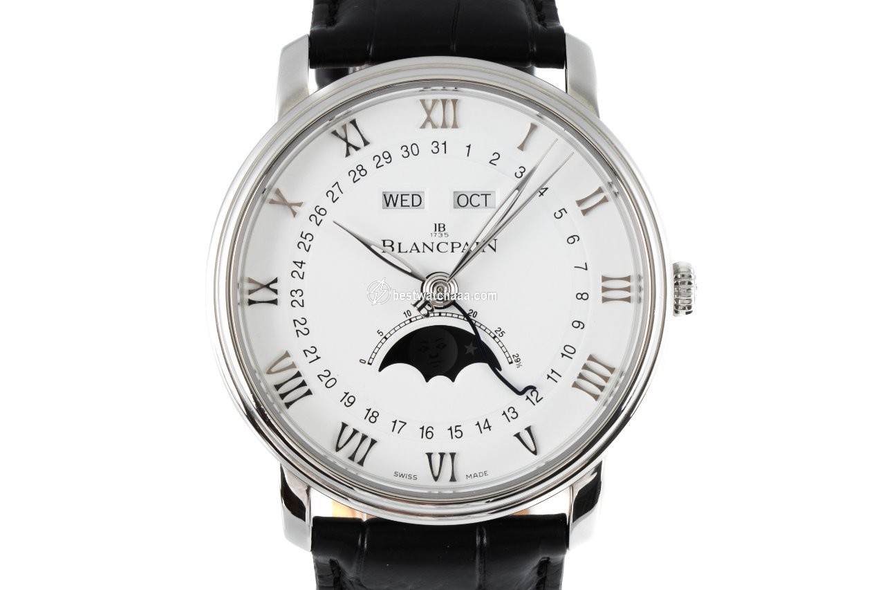 Blancpain Villeret Quantieme Complet Mens watch Unisex Automatic Steel 6654-1127-55B - gallery