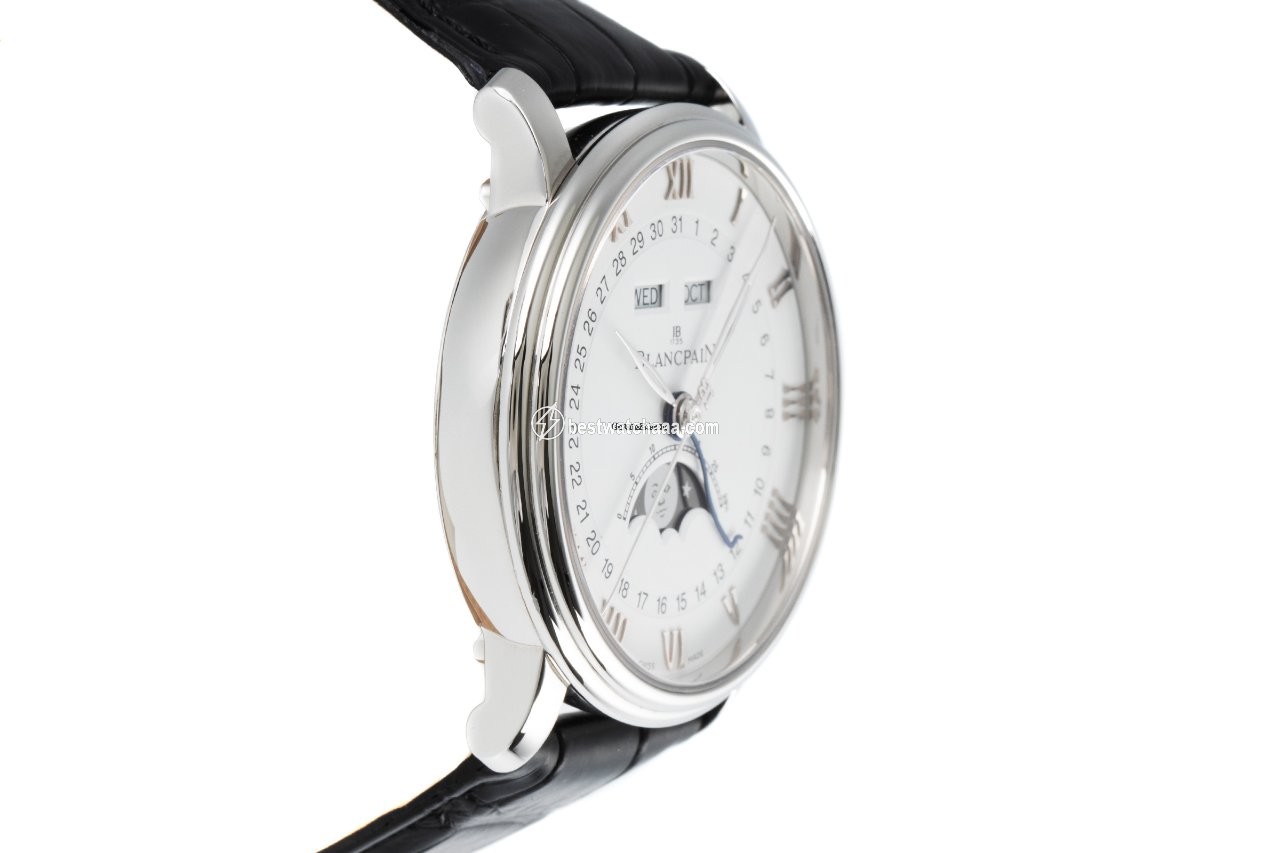 Blancpain Villeret Quantieme Complet Mens watch Unisex Automatic Steel 6654-1127-55B - gallery