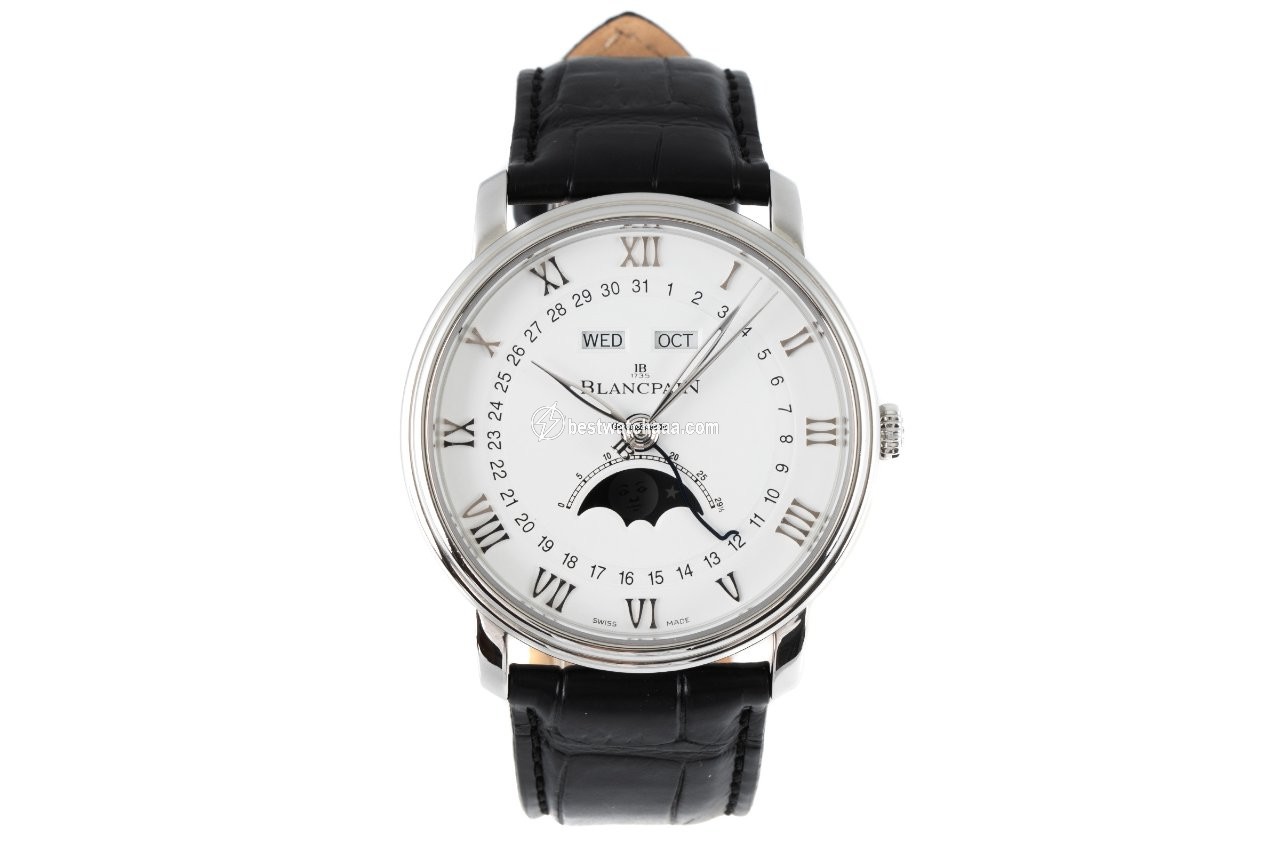 Blancpain Villeret Quantieme Complet Mens watch Unisex Automatic Steel 6654-1127-55B - gallery