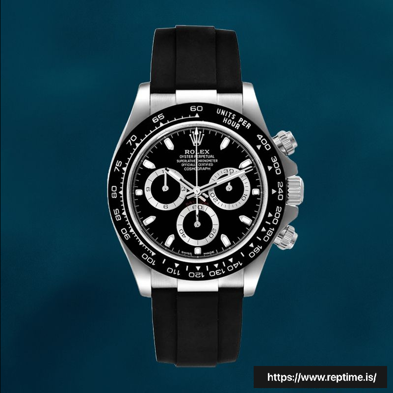 Rolex Daytona Men’s 40mm 116519 Silver-tone Swiss Replica Watch - gallery