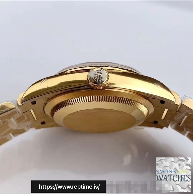 ROLEX DAY DATE WHITE DIAL SAPPHIRE CRYSTAL 36MM SWISS REPLICA m128238.2 - gallery