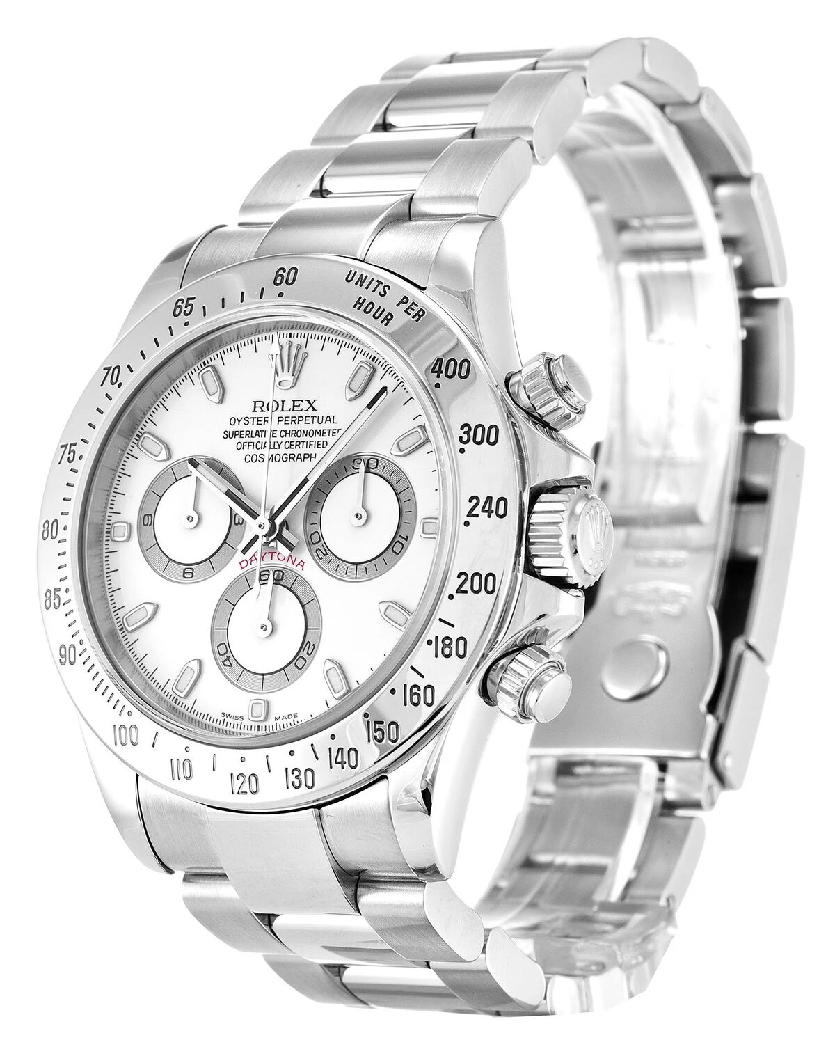 Superclone Rolex Daytona 40mm White Dial 116520 - gallery