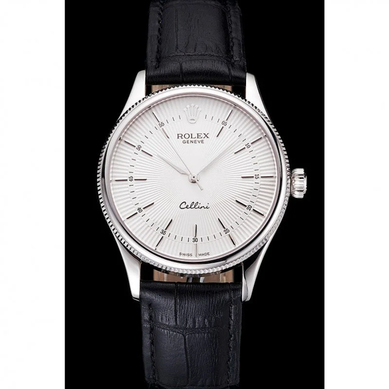 Superclone Rolex Cellini 38mm White Dial REP016805 - gallery
