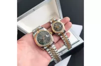 Couple Watches Rolex Datejust 36/28mm RG/SS Jub Grey/Rmn - view 1