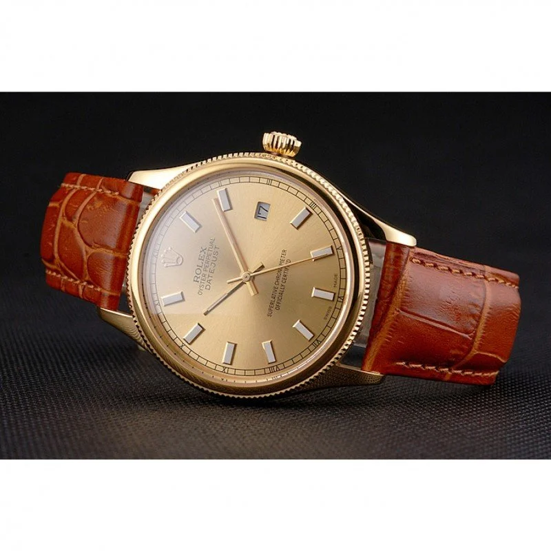 Superclone Rolex Datejust 38mm Gold Dial REP016818 - gallery