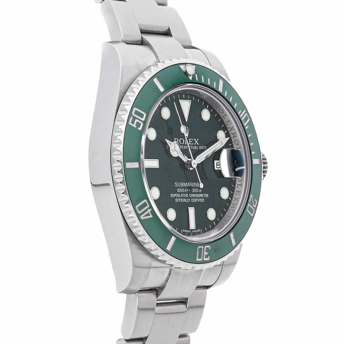 Superclone Rolex Submariner 40mm Green Dial 116610LV  Hulk - gallery