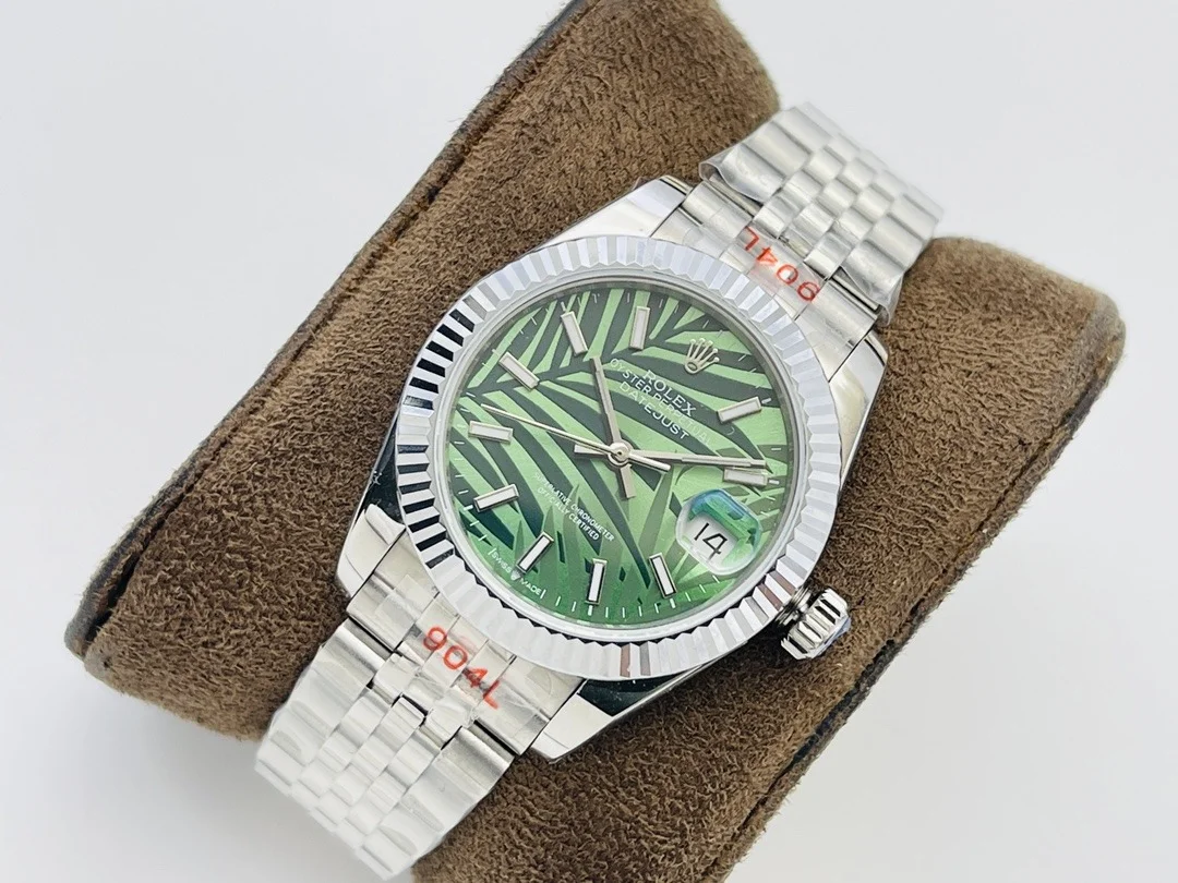 Rolex Datejust 36mm Palm Motif Dial 126234-0047 - gallery