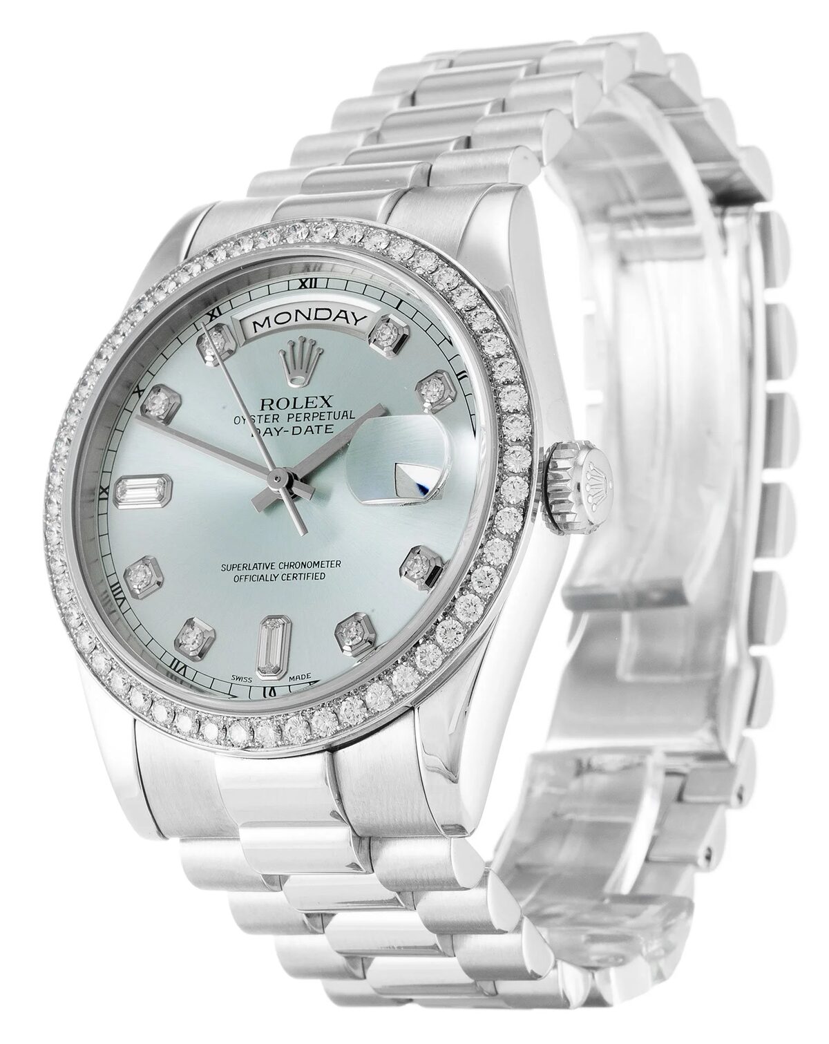 Rolex Day-Date 36mm Blue Dial 118346 - gallery