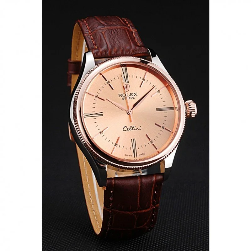 Rolex Cellini 40mm Orange Dial 622840 - gallery