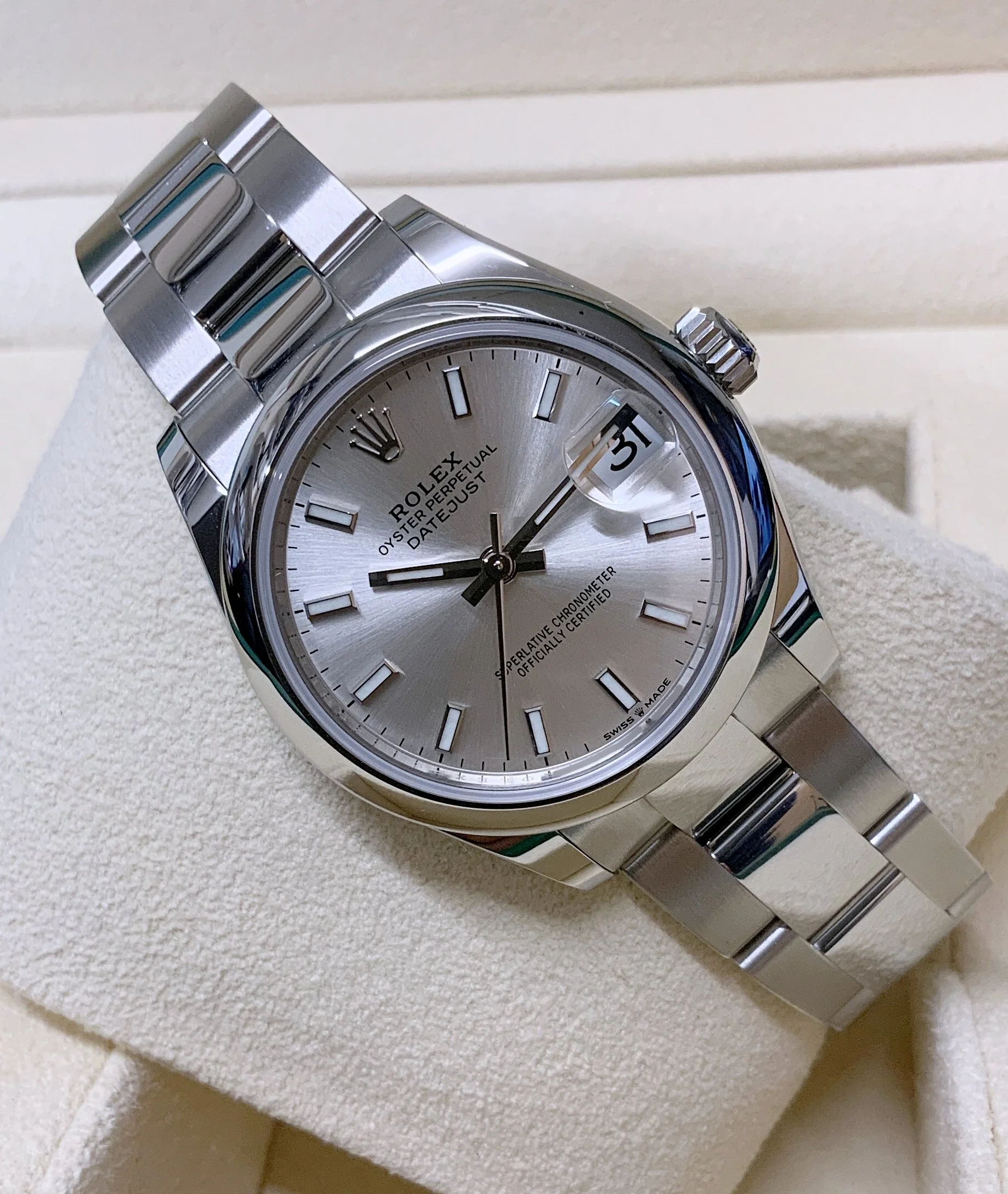Superclone Rolex Datejust 31mm Silver Dial 278240 - gallery