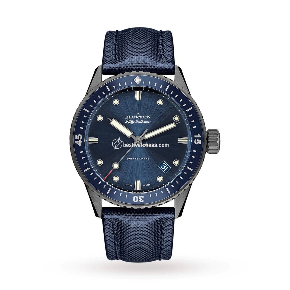Blancpain Fifty Fathoms Bathyscaphe Mens watch Unisex Automatic Ceramic 5000-0240-O52A