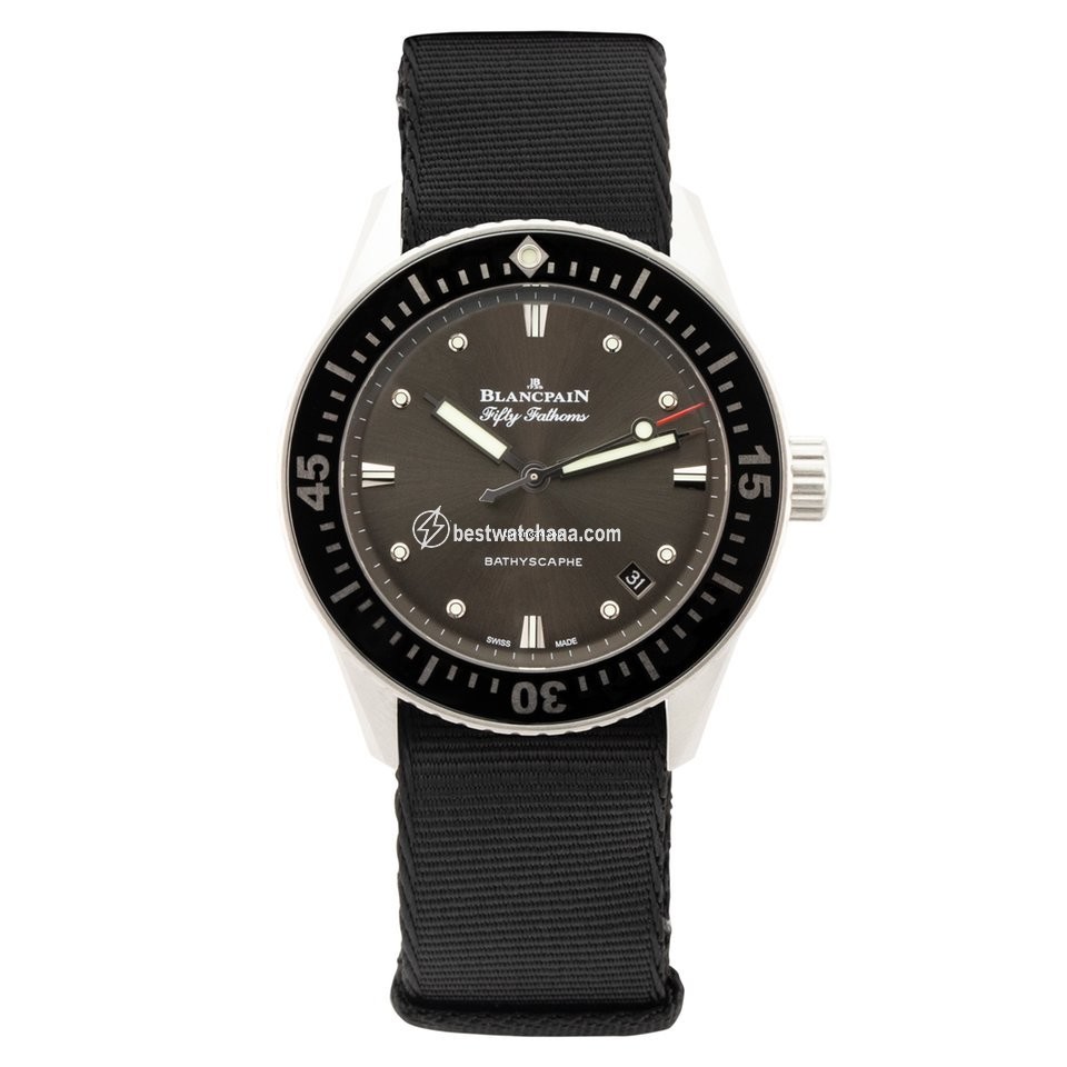 Blancpain Fifty Fathoms Bathyscaphe Mens watch Unisex Automatic Steel 5100B-1110-NABA