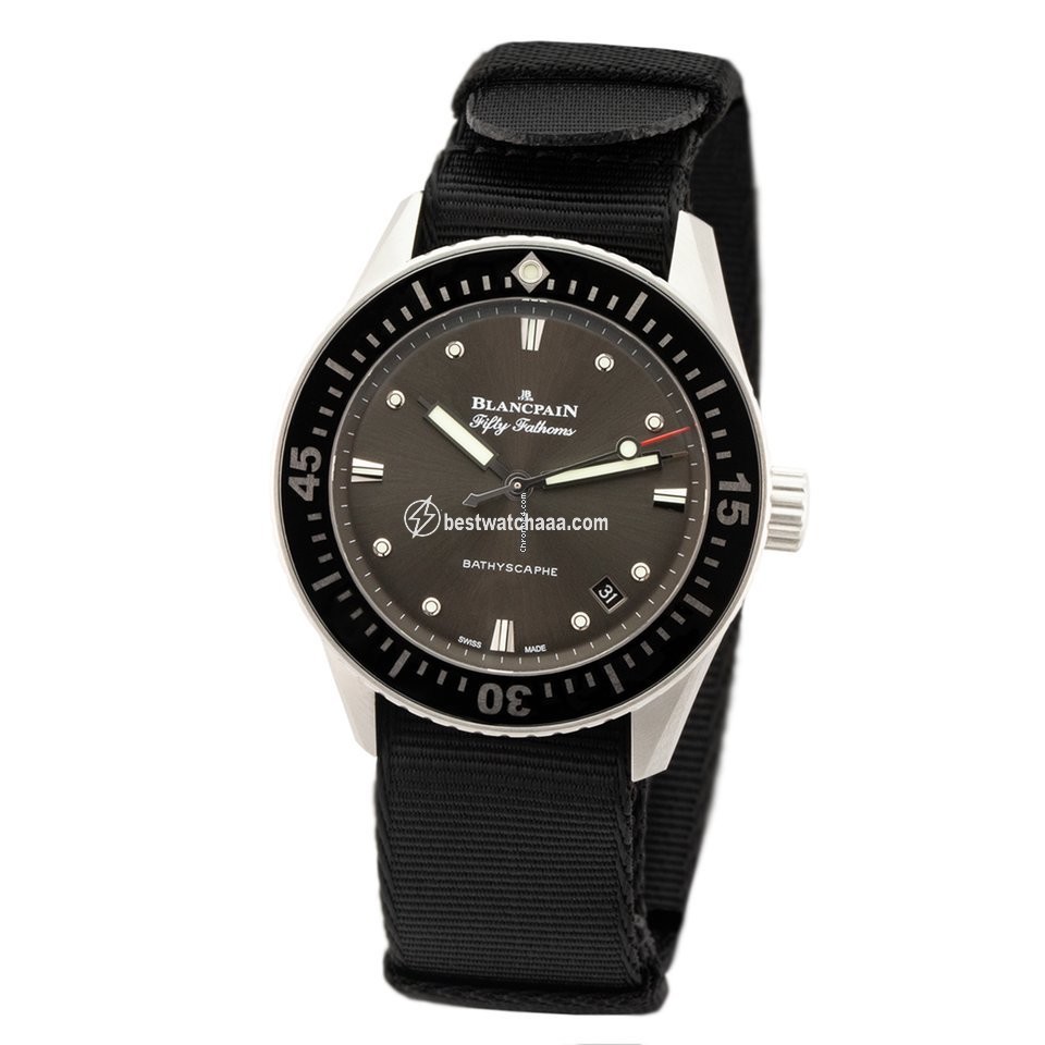 Blancpain Fifty Fathoms Bathyscaphe Mens watch Unisex Automatic Steel 5100B-1110-NABA - gallery
