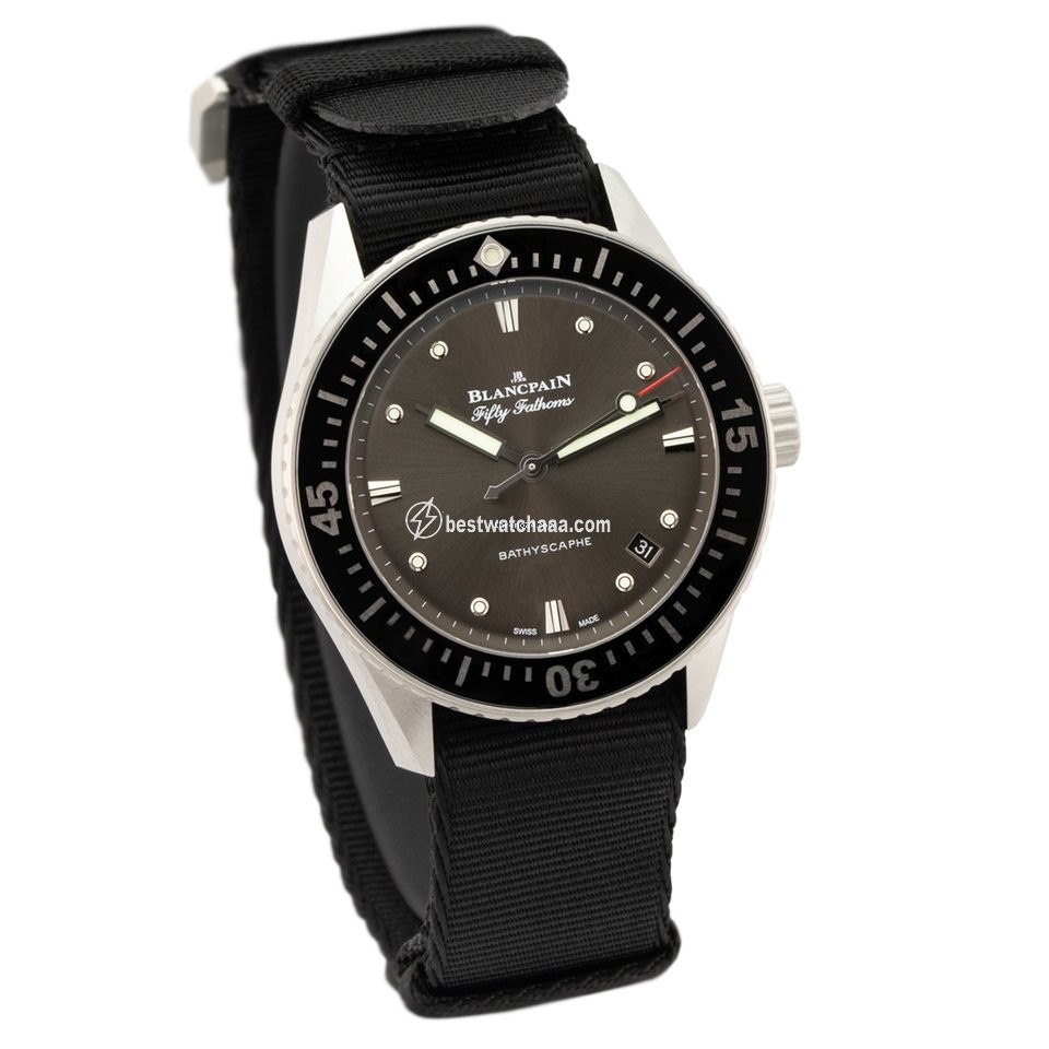 Blancpain Fifty Fathoms Bathyscaphe Mens watch Unisex Automatic Steel 5100B-1110-NABA - gallery