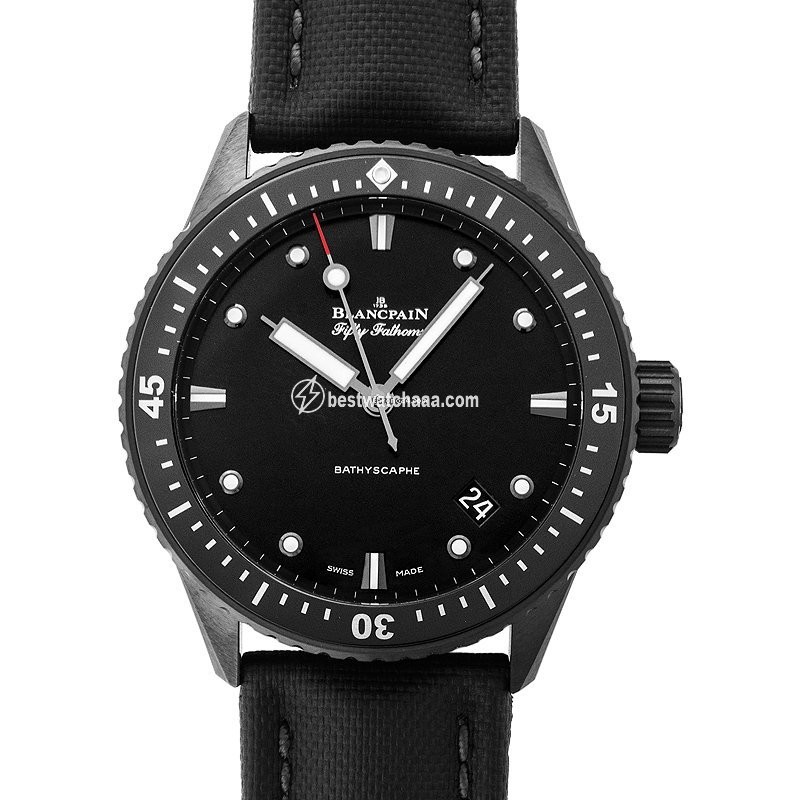 Blancpain Fifty Fathoms Bathyscaphe Mens watch Unisex Automatic Ceramic 5000-0130-B52 A - gallery