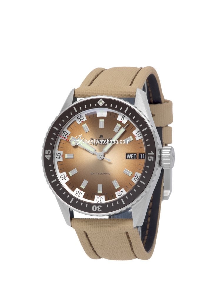 Blancpain Fifty Fathoms Bathyscaphe Mens watch Unisex Automatic Steel 5052-1146-E52A