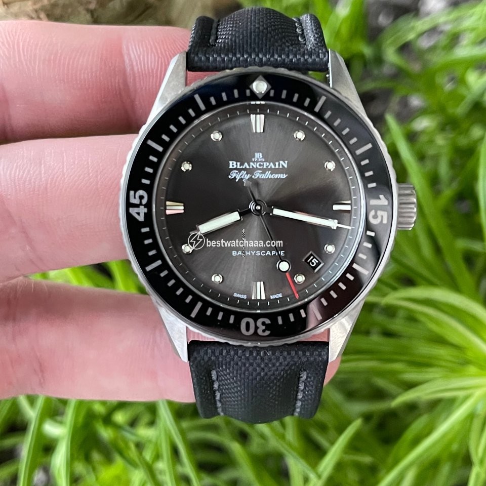 Blancpain Fifty Fathoms Bathyscaphe Mens watch Unisex Automatic Steel 5100B-1110-B52A