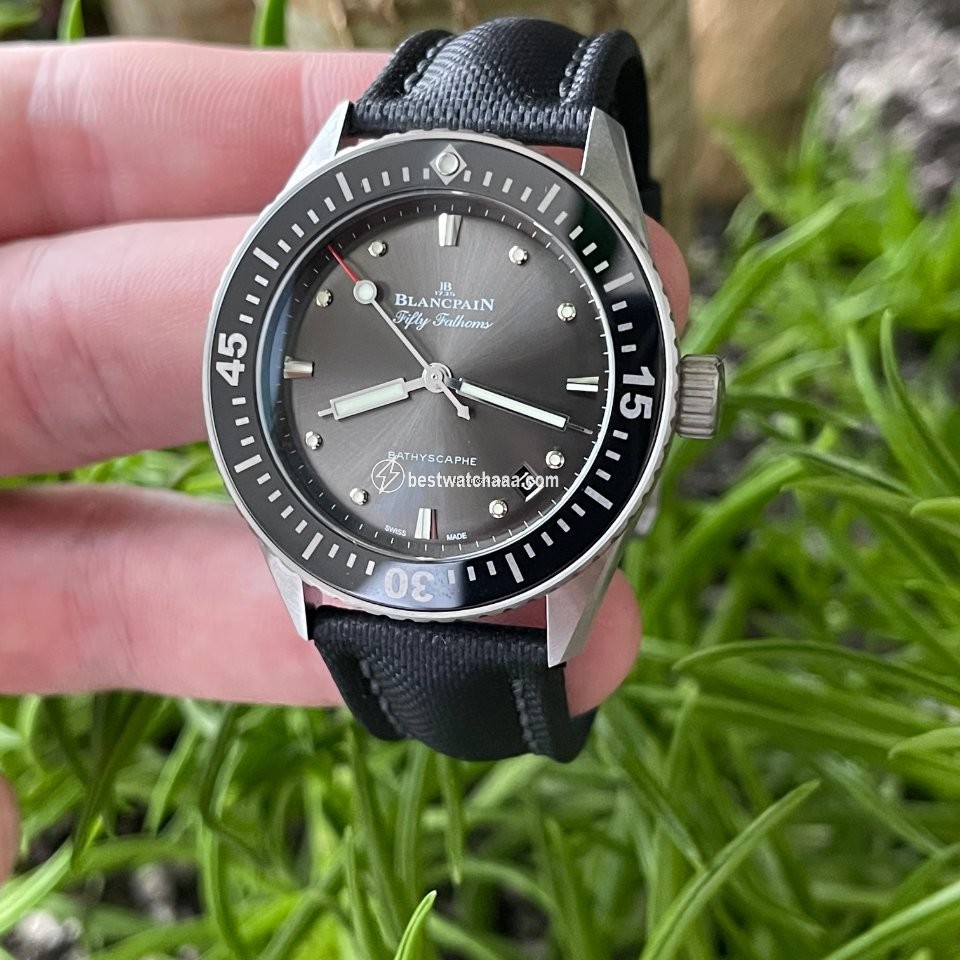 Blancpain Fifty Fathoms Bathyscaphe Mens watch Unisex Automatic Steel 5100B-1110-B52A - gallery