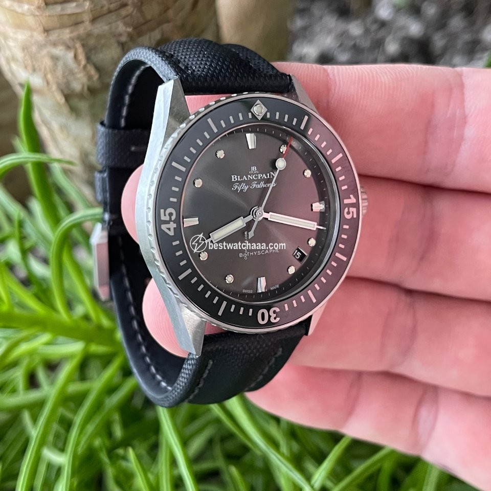 Blancpain Fifty Fathoms Bathyscaphe Mens watch Unisex Automatic Steel 5100B-1110-B52A - gallery
